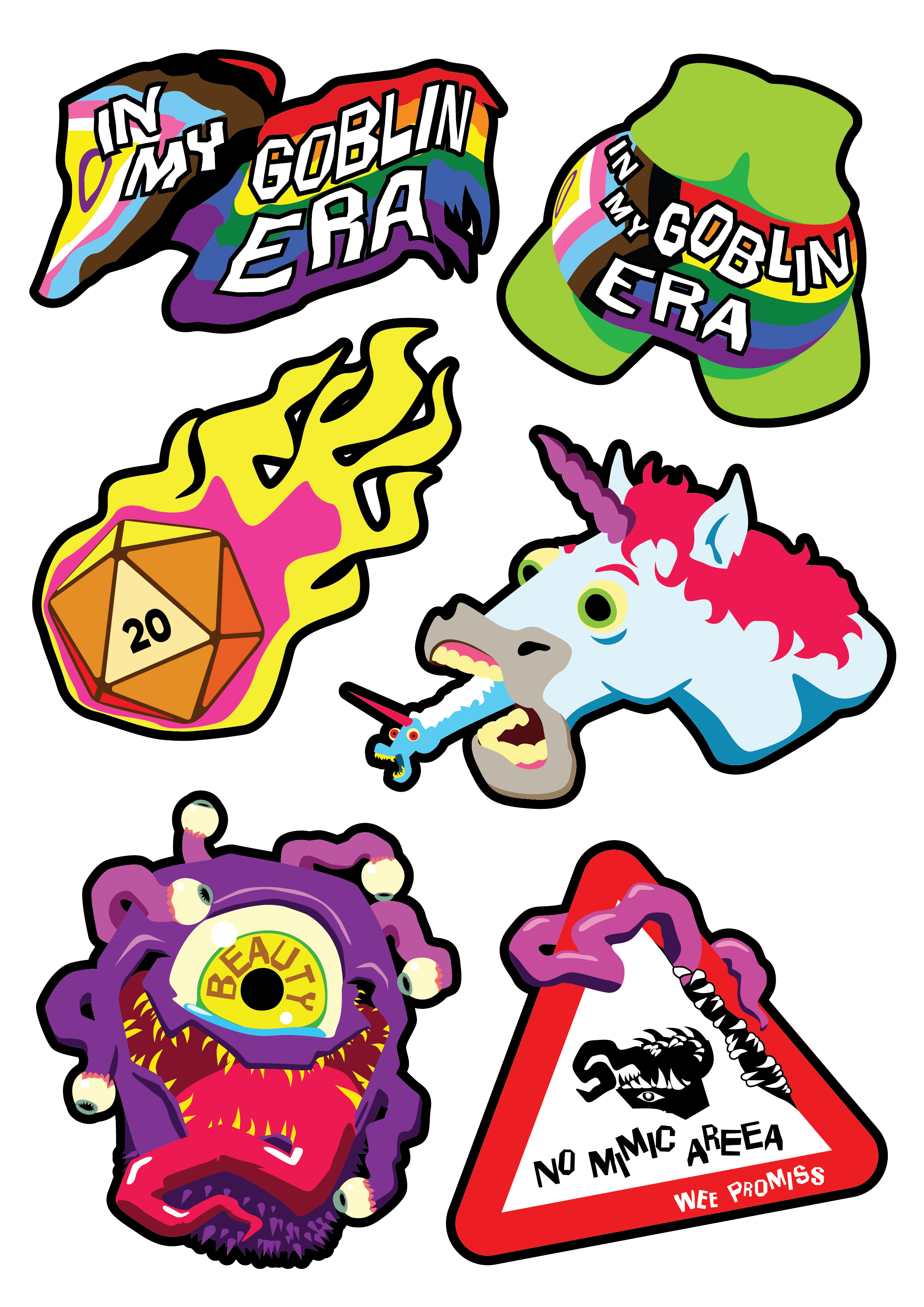 sticker sheet finished